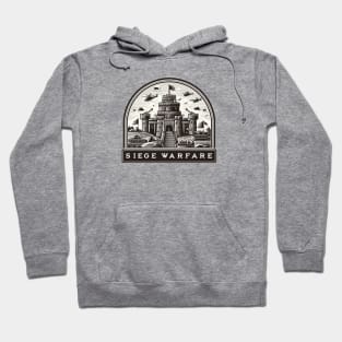 Modern Meets Medieval: Epic Siege Warfare Fantasy Hoodie